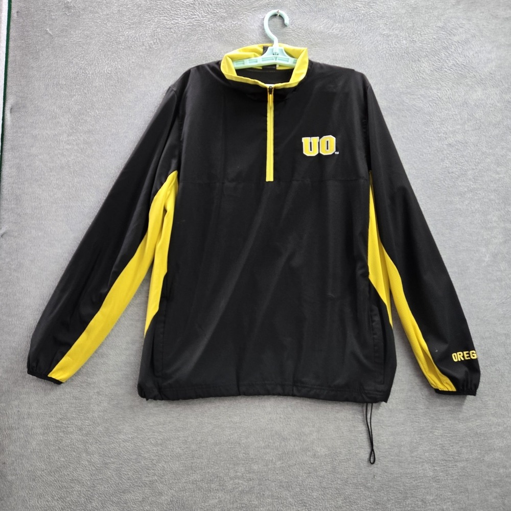 Oregon Ducks‎ Men Jacket XL Black Embroidery Colosseum Athletics